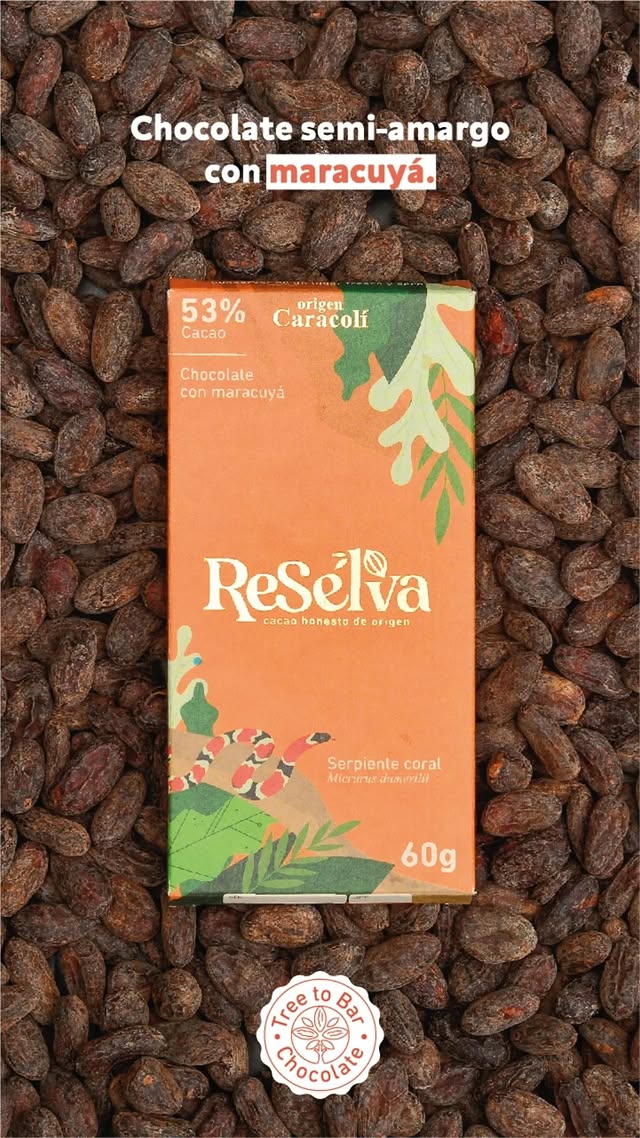 Chocolate Semi-amargo con Maracuyá